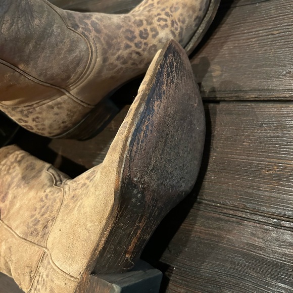 Old Gringo Loepardito Print Cowboy Boots - Picture 5 of 10